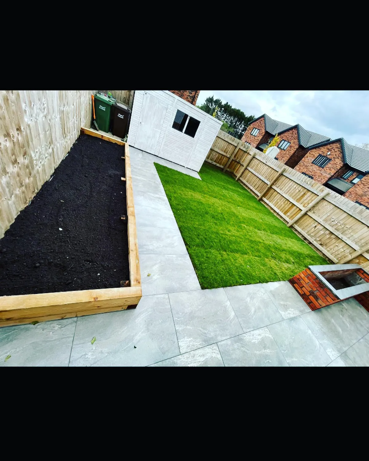 After garden transformation