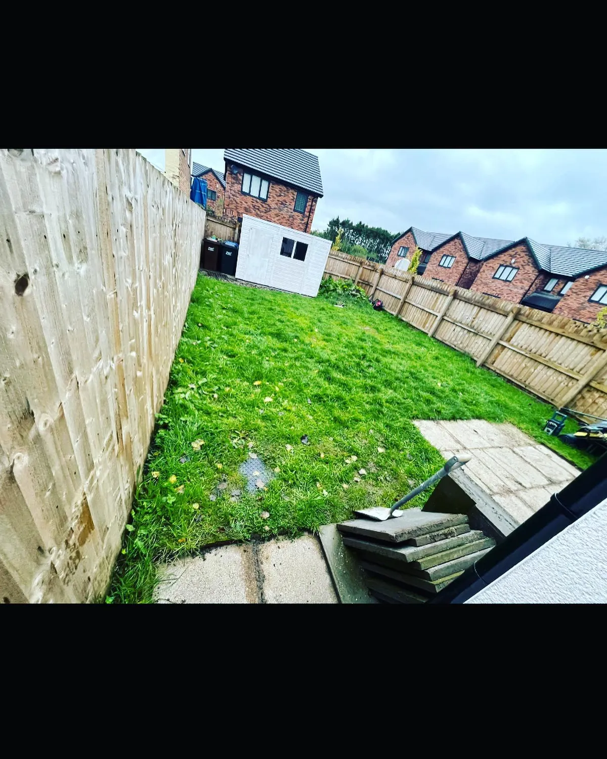 Before garden transformation