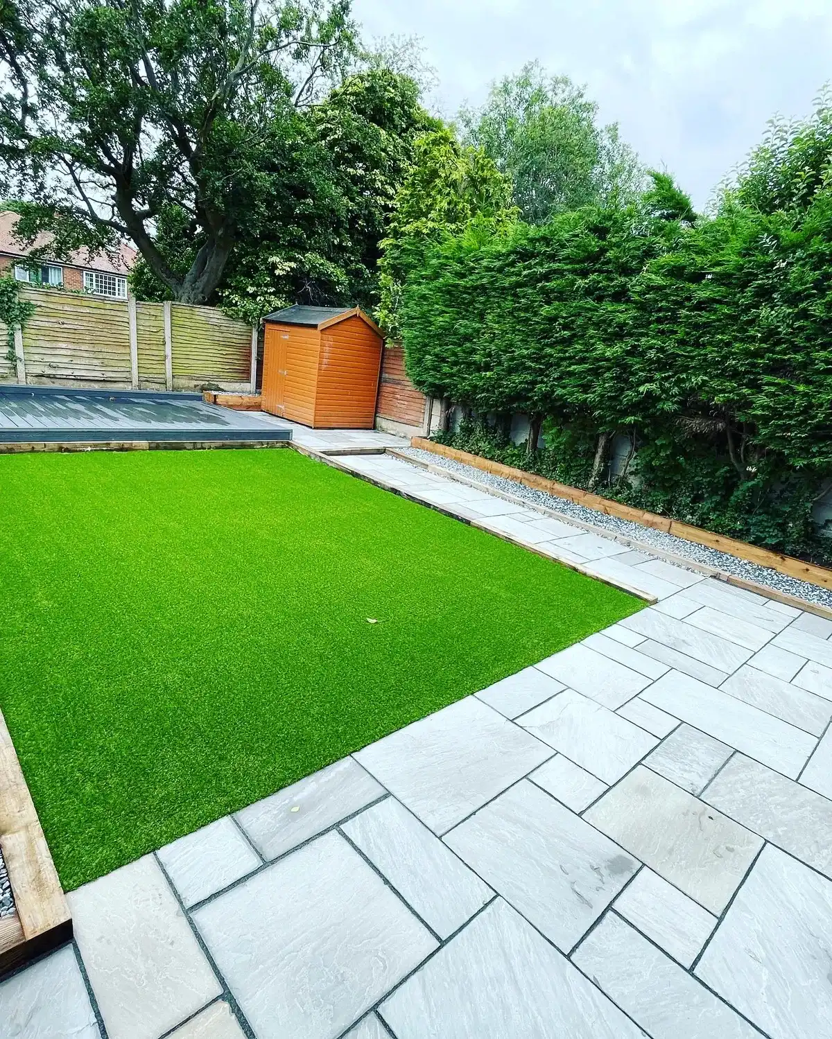 Decking and pergola in Walkden