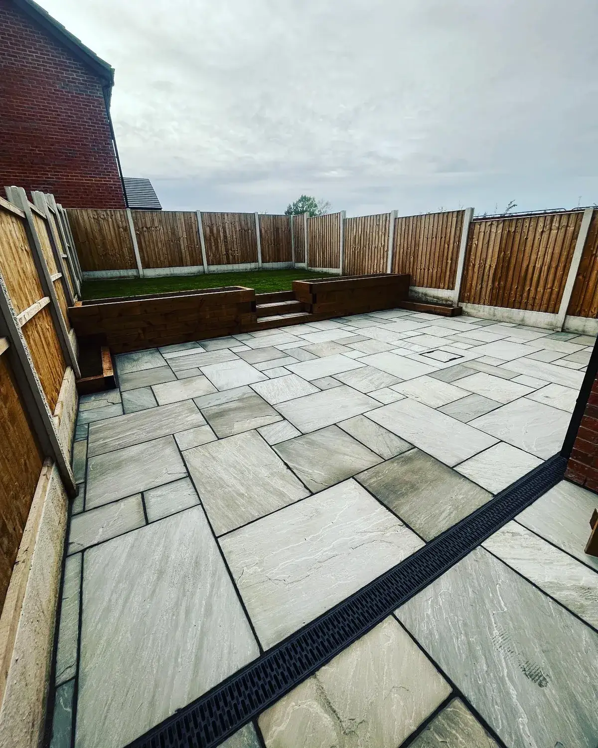 Front garden redesign in Swinton