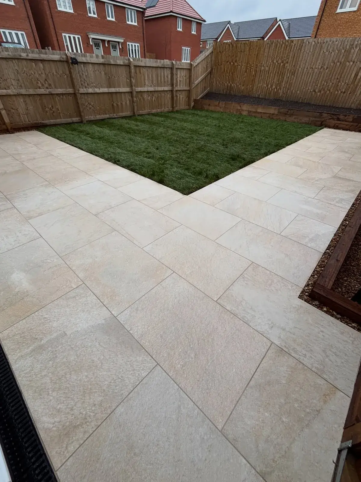 Composite decking area in Bolton