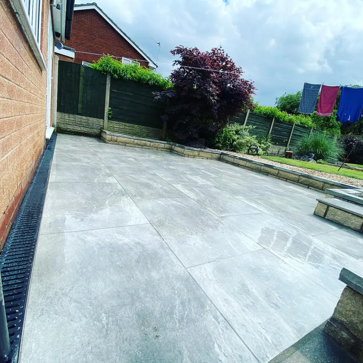 Porcelain paving in Wigan
