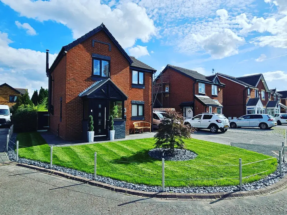Indian stone patio in Bolton